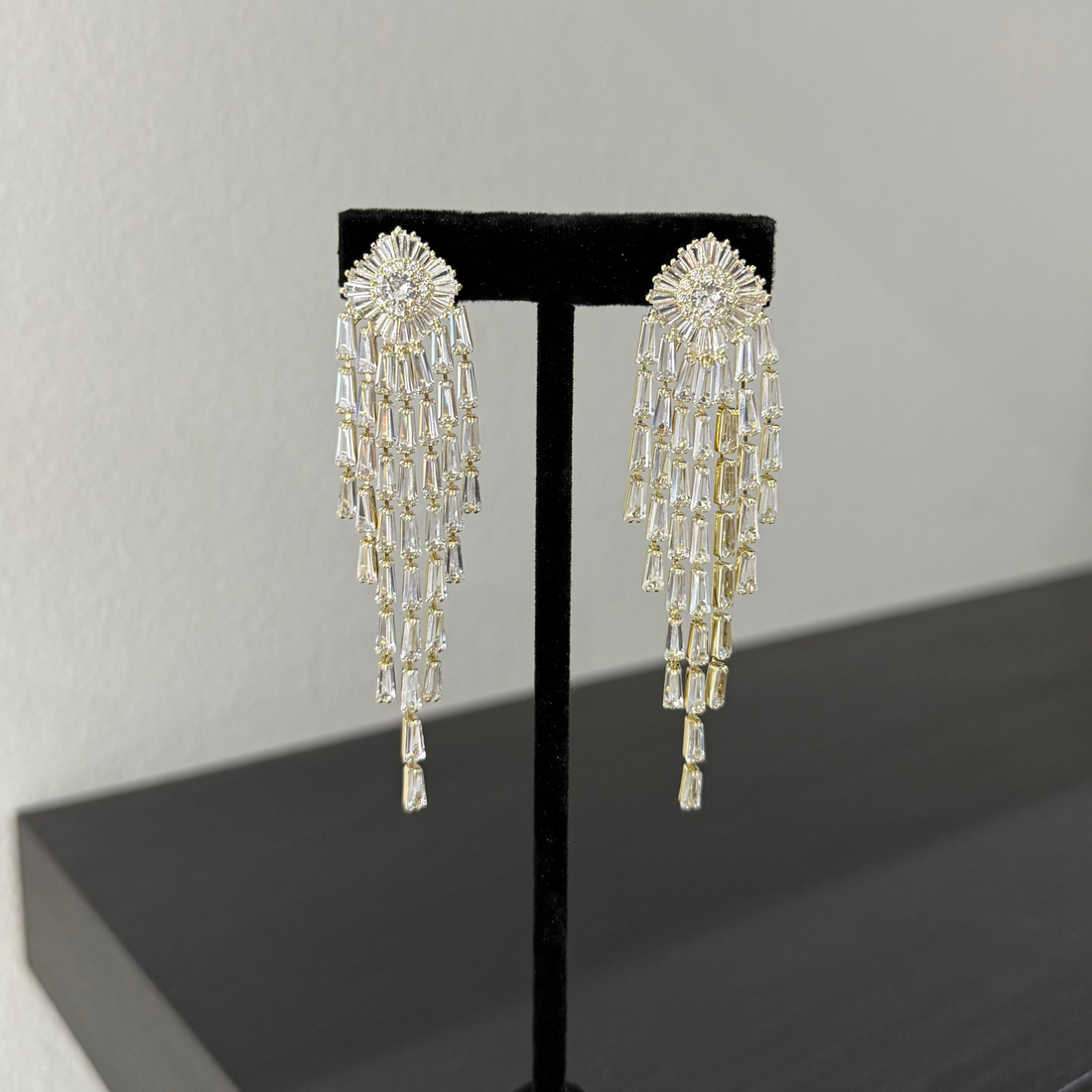 gold v chandelier